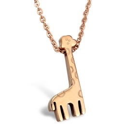 Collar De Titanio Con Forma De Jirafa Duradero Y De Uso Prolongado