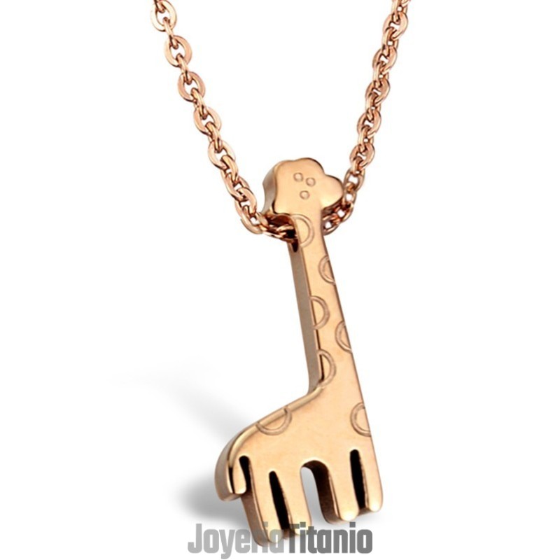 Collar De Titanio Con Forma De Jirafa Duradero Y De Uso Prolongado Collar De Titanio Con Forma De Jirafa Duradero Y De Uso Prolongado