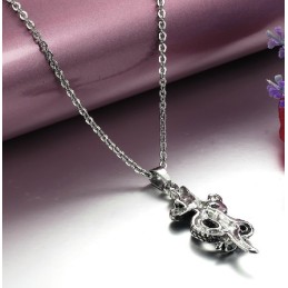 Collar De Titanio Con Cruz Masculina De Alta Calidad