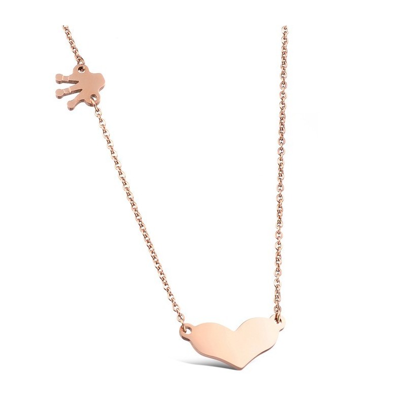 Collar De Titanio Con Forma De Corazón De Excelente Calidad Collar De Titanio Con Forma De Corazón De Excelente Calidad