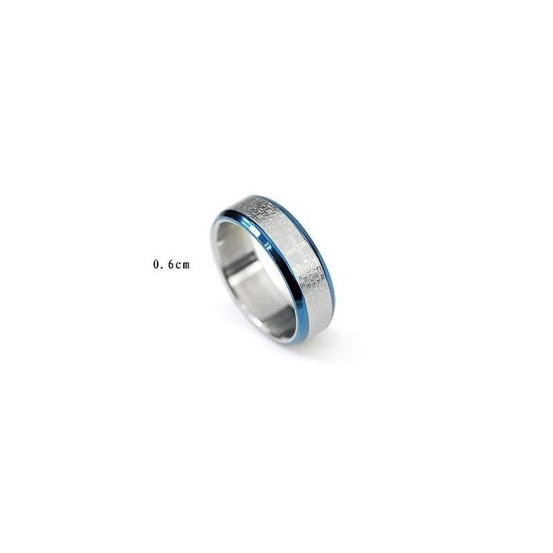 Colgante De Anillo Con Cruz Bíblica Y Collar De Titanio Colgante De Anillo Con Cruz Bíblica Y Collar De Titanio