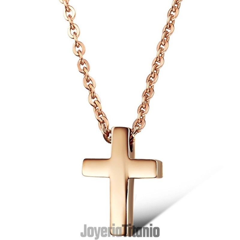 Collar De Titanio Con Cruz De Alta Calidad Collar De Titanio Con Cruz De Alta Calidad
