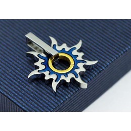 Colgantes Y Collar De Titanio Puro De Moda Para Hombre Sun Wheel