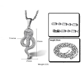 Collar De Titanio Cobral Con Especificaciones Completas