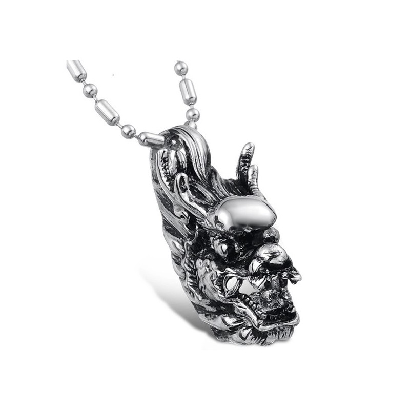 Collar De Titanio Kirin Para Hombre, La Reina De La Calidad