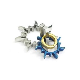 Colgantes Y Collar De Titanio Puro De Moda Para Hombre Sun Wheel
