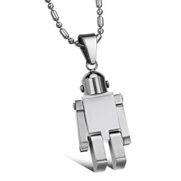 Collar De Titanio Blanco Para Hombre, Fácil De Usar