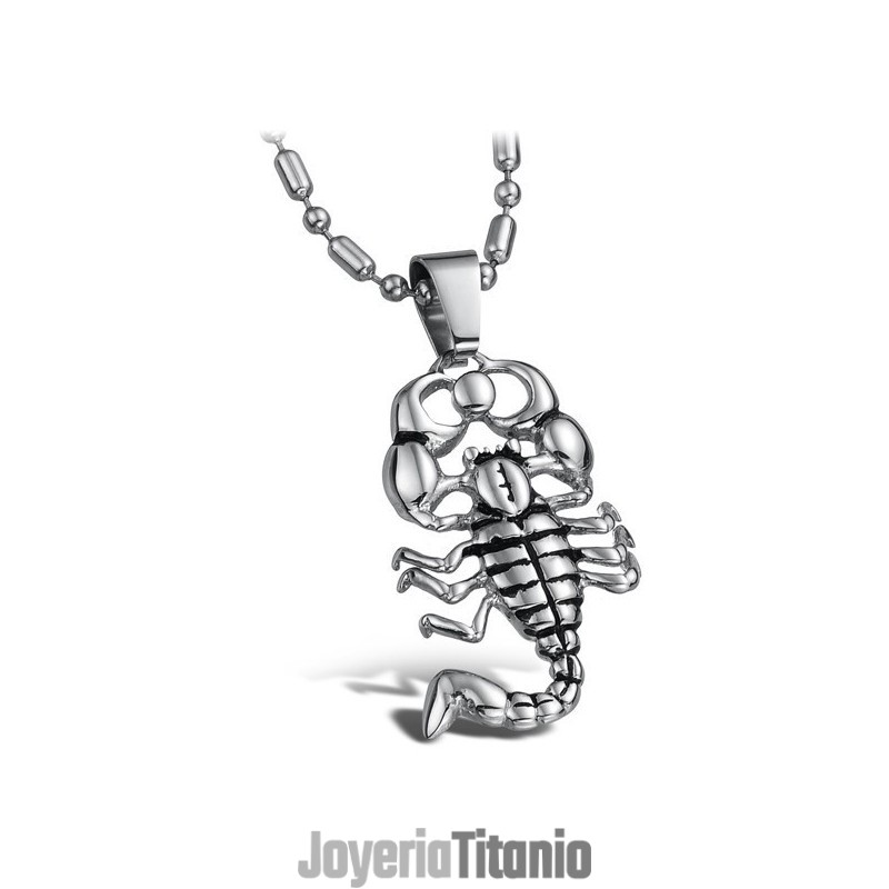 Collar De Titanio De Escorpión De Alta Calidad