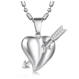 Collar De Titanio Con Forma De Corazón Para Mujer, Muy Vendido En Todo El Mundo