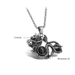 Conocido Por Su Excelente Calidad De Collar De Titanio Para Hombre Con Cuentas.