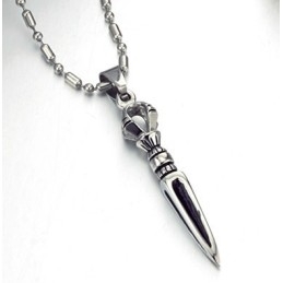 Collar De Titanio Prismático De Alta Calidad Para Hombre