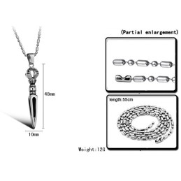 Collar De Titanio Prismático De Alta Calidad Para Hombre