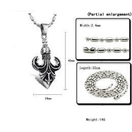 Collar Clásico De Titanio Para Hombre, Fácil De Usar