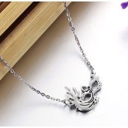 Collar De Titanio Femenino De Forma Irregular Y Rendimiento Confiable