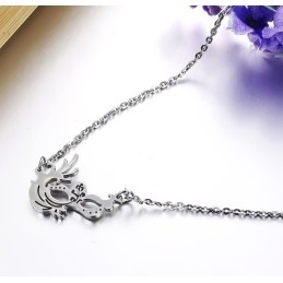 Collar De Titanio Femenino De Forma Irregular Y Rendimiento Confiable