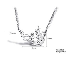 Collar De Titanio Femenino De Forma Irregular Y Rendimiento Confiable
