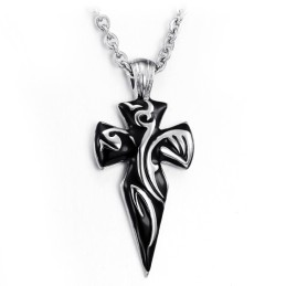 Collar De Titanio Con Cruz De Excelente Calidad