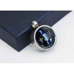 Colgante Y Collar De Titanio Con Forma De Cruz Para Hombre