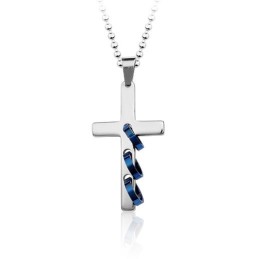 Anillos De Moda Modernos Con Colgante Y Collar De Cruz De Titanio Para Hombre