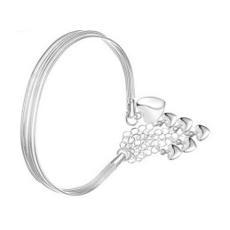 Pulsera De Titanio Con Forma De Corazón Para Mujer, Con Calidad Y Cantidad Garantizadas