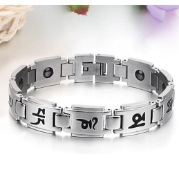 Pulsera De Titanio Duradera Y Duradera Para Amantes