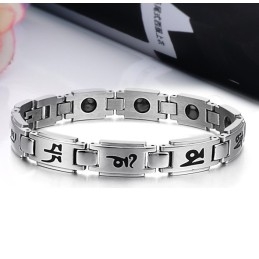 Pulsera De Titanio Duradera Y Duradera Para Amantes