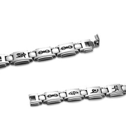 Pulsera De Titanio Duradera Y Duradera Para Amantes