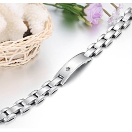 Pulsera De Titanio De Gran Variedad Para La Salud De Los Amantes