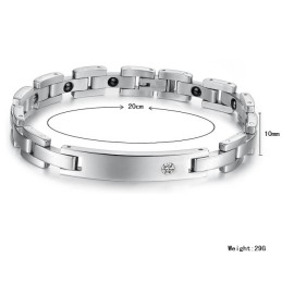 Pulsera De Titanio De Gran Variedad Para La Salud De Los Amantes