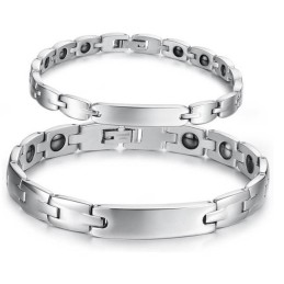 Pulsera De Titanio De Gran Variedad Para La Salud De Los Amantes