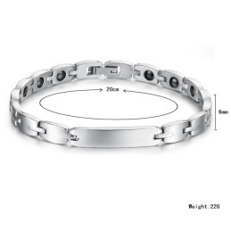 Pulsera De Titanio De Gran Variedad Para La Salud De Los Amantes