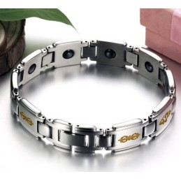 Pulsera De Titanio De Excelente Calidad Para La Salud De Los Amantes.