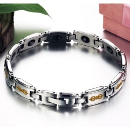 Pulsera De Titanio De Excelente Calidad Para La Salud De Los Amantes.