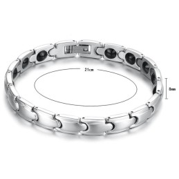 Pulsera De Titanio Antifatiga De Excelente Calidad Para Amantes.