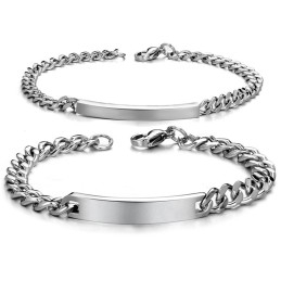 Pulsera De Titanio De Moda Fácil De Usar Para Amantes
