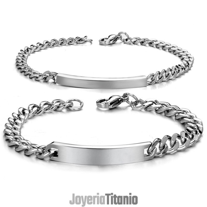 Pulsera De Titanio De Moda Fácil De Usar Para Amantes