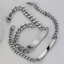 Pulsera De Titanio De Moda Fácil De Usar Para Amantes