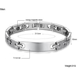 Pulsera De Titanio Antifatiga De Calidad Estable Para Amantes