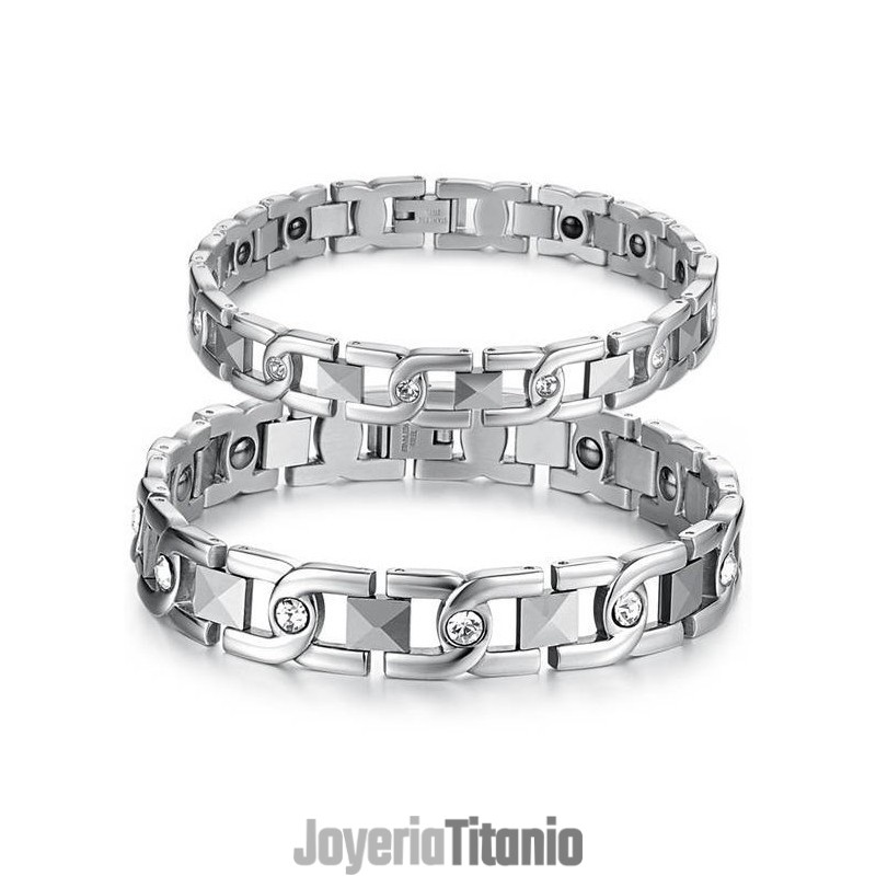Pulsera De Titanio Antifatiga De Gran Variedad Para Amantes Pulsera De Titanio Antifatiga De Gran Variedad Para Amantes