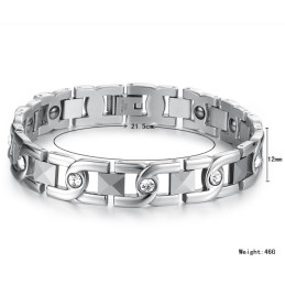 Pulsera De Titanio Antifatiga De Gran Variedad Para Amantes