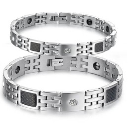 Pulsera De Titanio De Calidad Estable Y Saludable Para Amantes