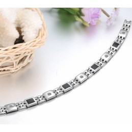 Pulsera De Titanio De Calidad Estable Y Saludable Para Amantes