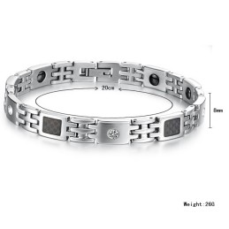 Pulsera De Titanio De Calidad Estable Y Saludable Para Amantes