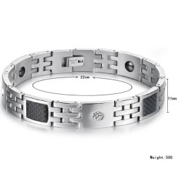 Pulsera De Titanio De Calidad Estable Y Saludable Para Amantes