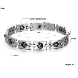 Pulsera De Titanio Antifatiga De Rendimiento Confiable Para Amantes