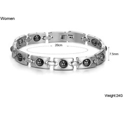 Pulsera De Titanio Antifatiga De Rendimiento Confiable Para Amantes