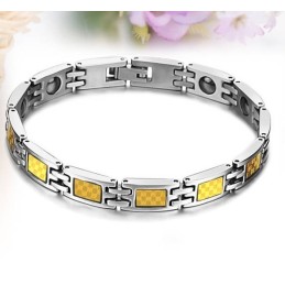 Pulsera De Titanio Antifatiga Con Calidad Y Cantidad Garantizadas Para Amantes.