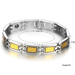 Pulsera De Titanio Antifatiga Con Calidad Y Cantidad Garantizadas Para Amantes.