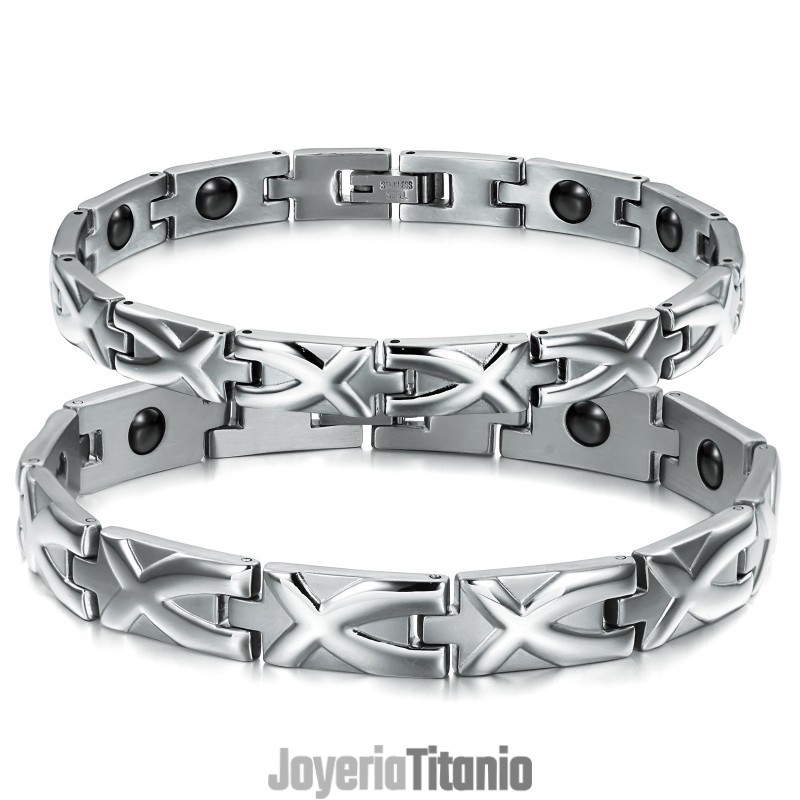 Pulsera De Titanio Antifatiga De Calidad Confiable Para Amantes Pulsera De Titanio Antifatiga De Calidad Confiable Para Amantes