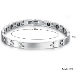 Pulsera De Piedra Imán De Titanio Para Amantes De La Salud, Muy Vendida En Todo El Mundo.